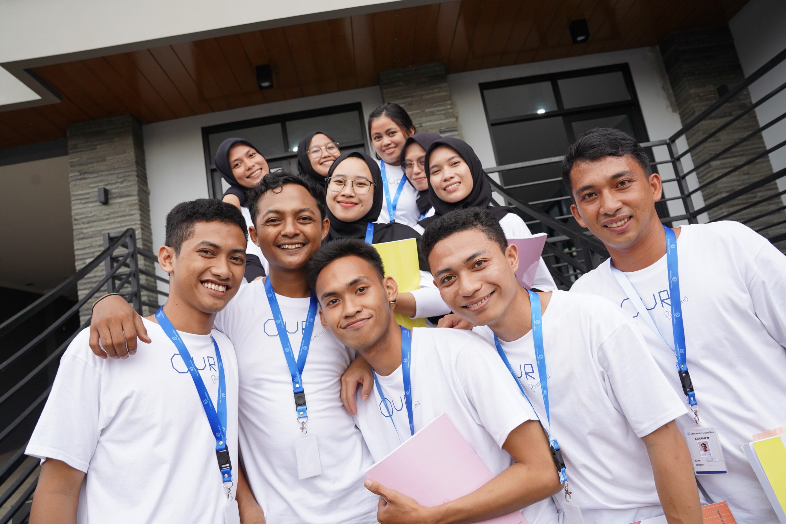 ONODERA USER RUN 現地校の学生の様子